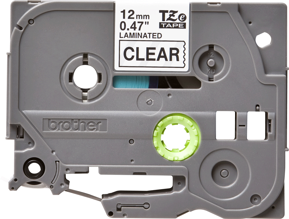Ruban pour étiqueteuse TZe-131 Brother original – Transparent, 12 mm de large 2